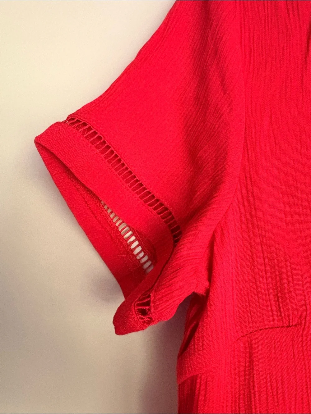 💙Lulu's Red Short Sleeve Shift Dress